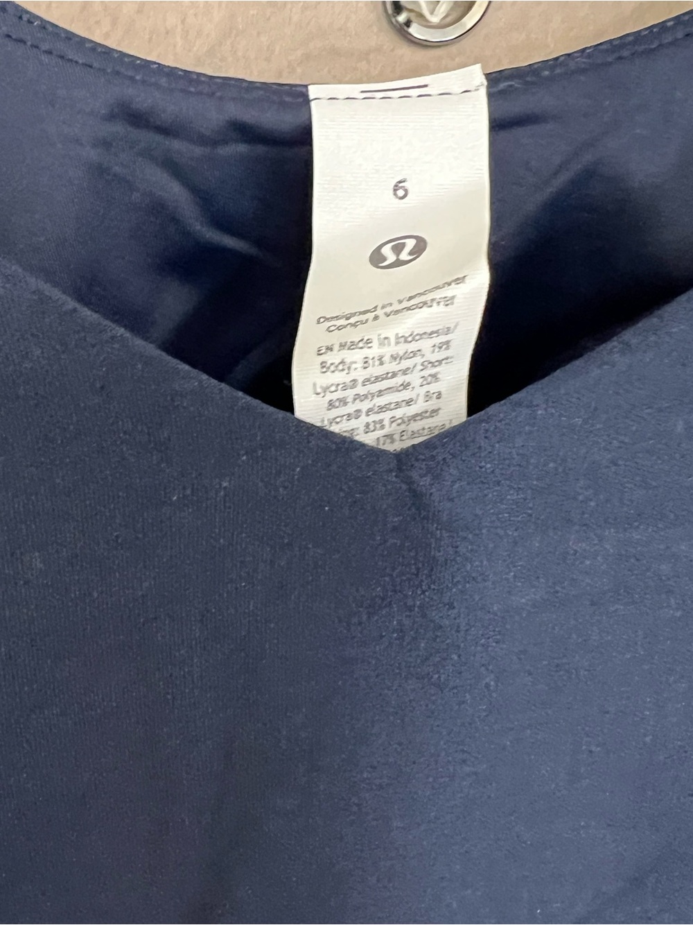 Lululemon Align Dress *Sleek Liner True Navy Blue Size 6 NWT - Picture 8 of 8